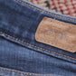 Levi's W28 L29 Skinny Classic Ripped Style Blue Denim Jeans