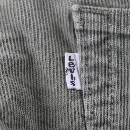 Levi's 511 W34 L28 Slim Fit Green Corduroy Jeans