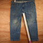 Levi's 505 Red Tab W36 L29 Straight Leg Regular Fit Classic Ripped Style Blue De