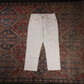 Levi's W32 L23 Straight Leg Loose Fit White Denim Jeans