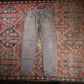 Levi's 508 W34 L26 Tapered Leg Regular Fit Grey Denim Jeans