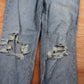 Levi's 541 Red Tab W48 L32 Tapered Leg Blue Denim Jeans