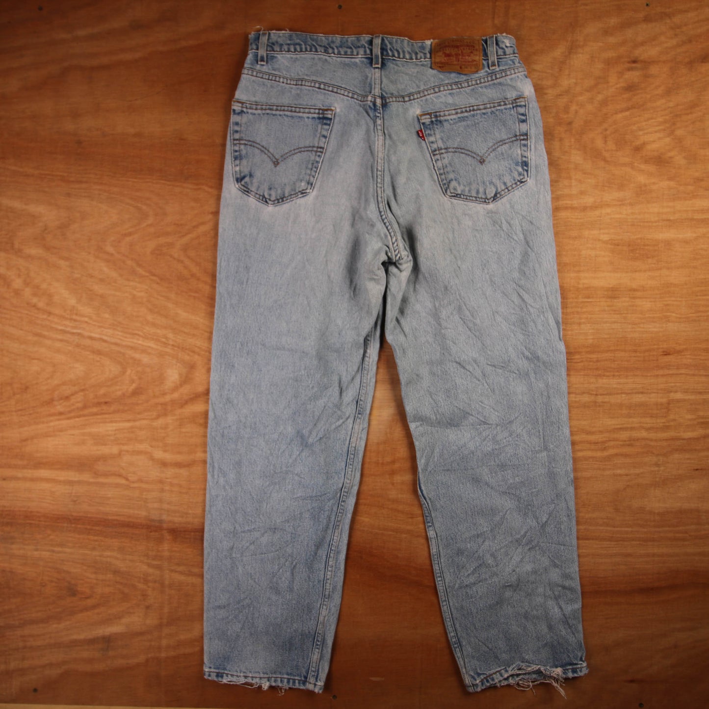 Levi's 501 Red Tab W34 L30 Original Fit Blue Denim Jeans
