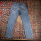 Wrangler W32 L32 Straight Leg Relaxed Fit Blue Denim Jeans