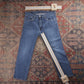 Levi's 505 Red Tab W32 L25 Straight Leg Regular Fit Blue Denim Jeans