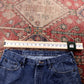 Wrangler Orange Tab W36 L33 Straight Leg Classic Ripped Style Blue Denim Jeans