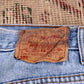 Levi's 550 W40 L31 Tapered Leg Relaxed Fit Classic Ripped Style Blue Denim Jeans