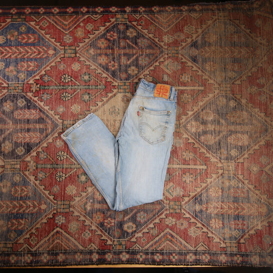 Levi's 514 W28 L29 Straight Leg Blue Denim Jeans