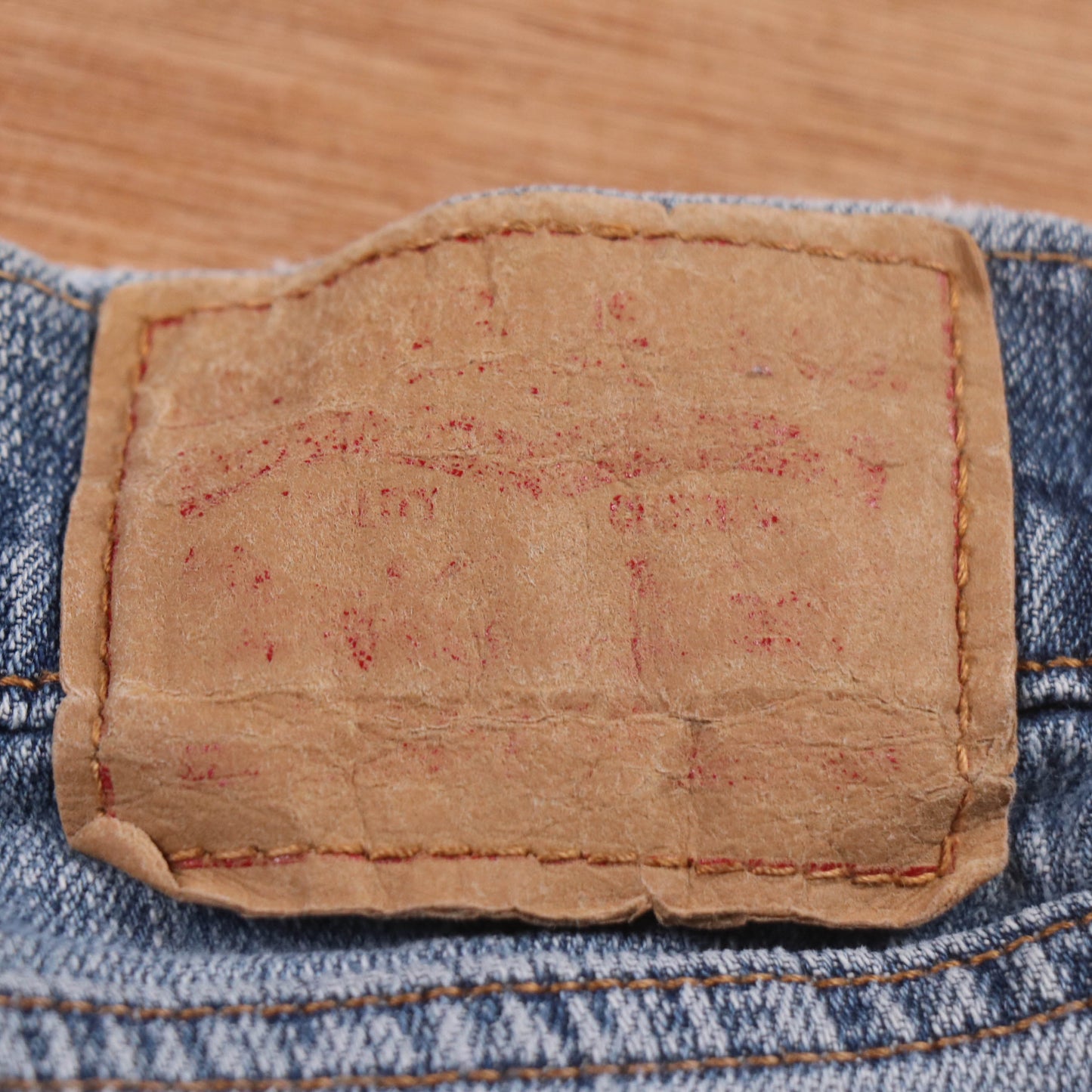 Levi's Red Tab W32 L25 Straight Leg Blue Denim Jeans