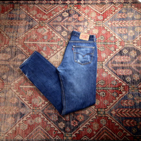 Levi's 501 W32 L33 Original Fit Blue Denim Jeans