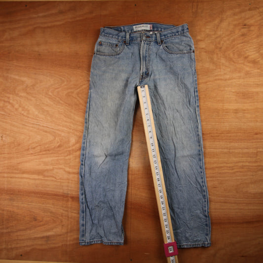Levi's 505 Red Tab W32 L28 Straight Leg Regular Fit Blue Denim Jeans