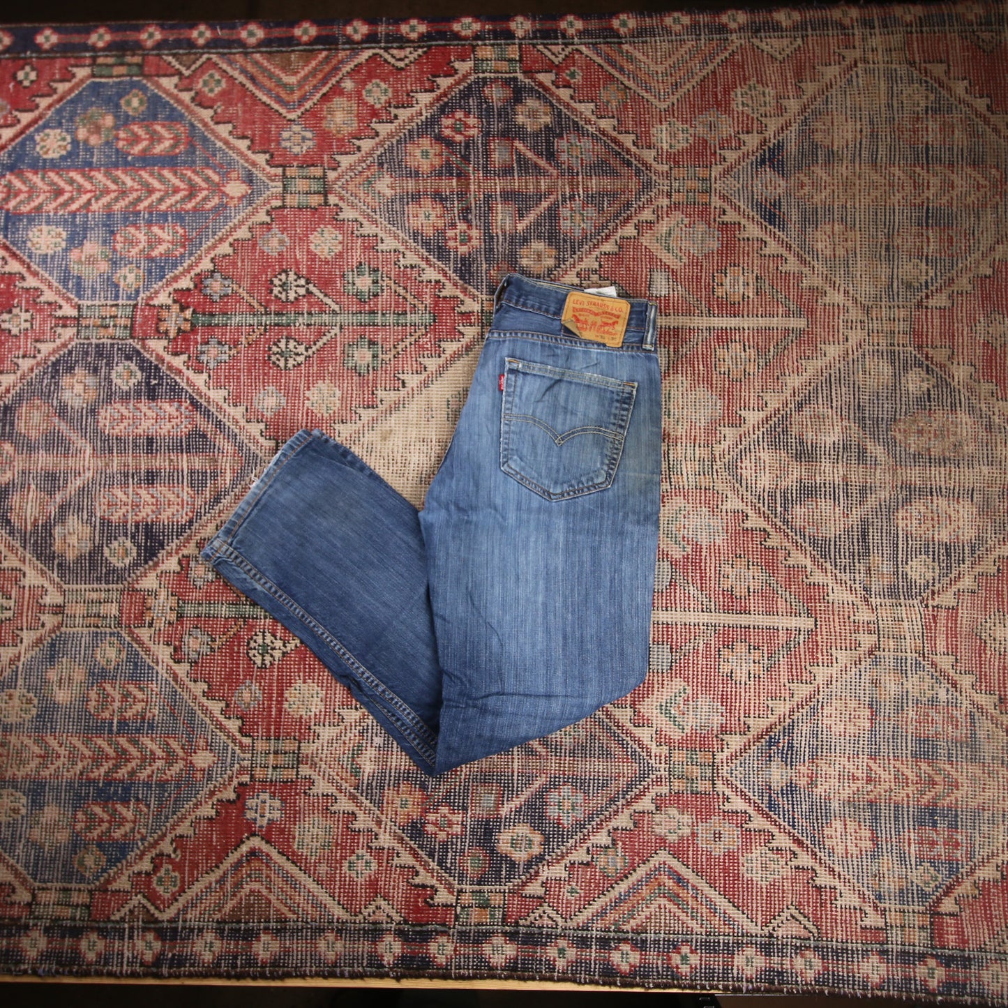 Levi's 514 W32 L28 Straight Leg Blue Denim Jeans