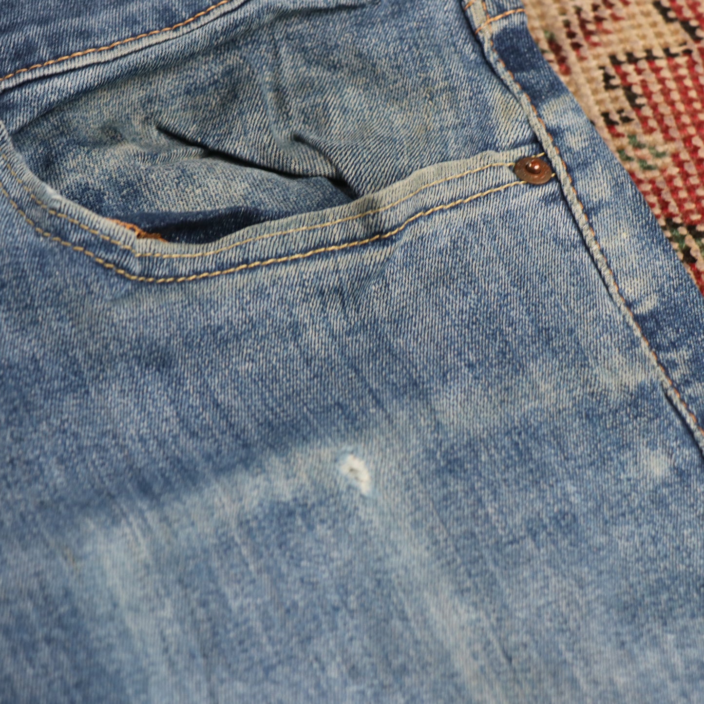 Levi's W34 L28 Slim Fit Blue Denim Jeans