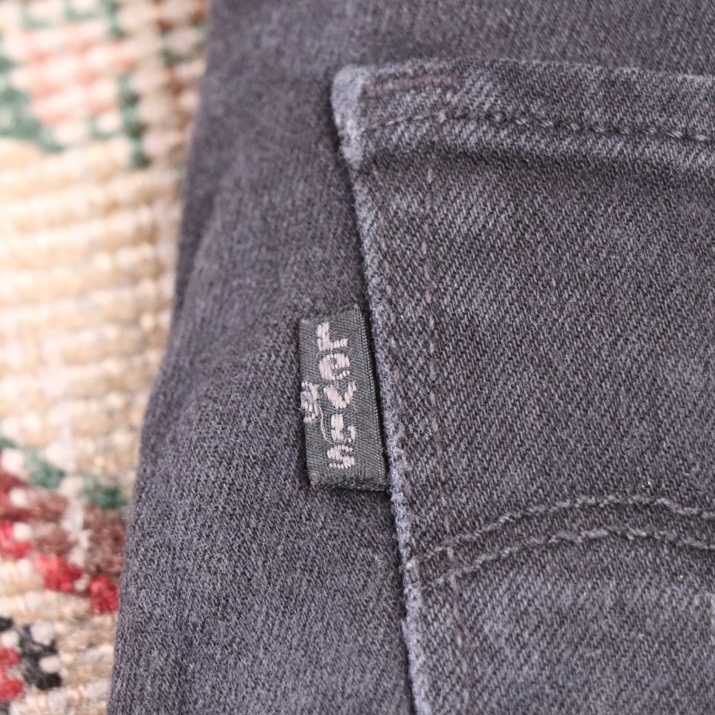 Levi's 711 W28 L31 Skinny Black Denim Jeans