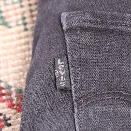 Levi's 711 W28 L31 Skinny Black Denim Jeans