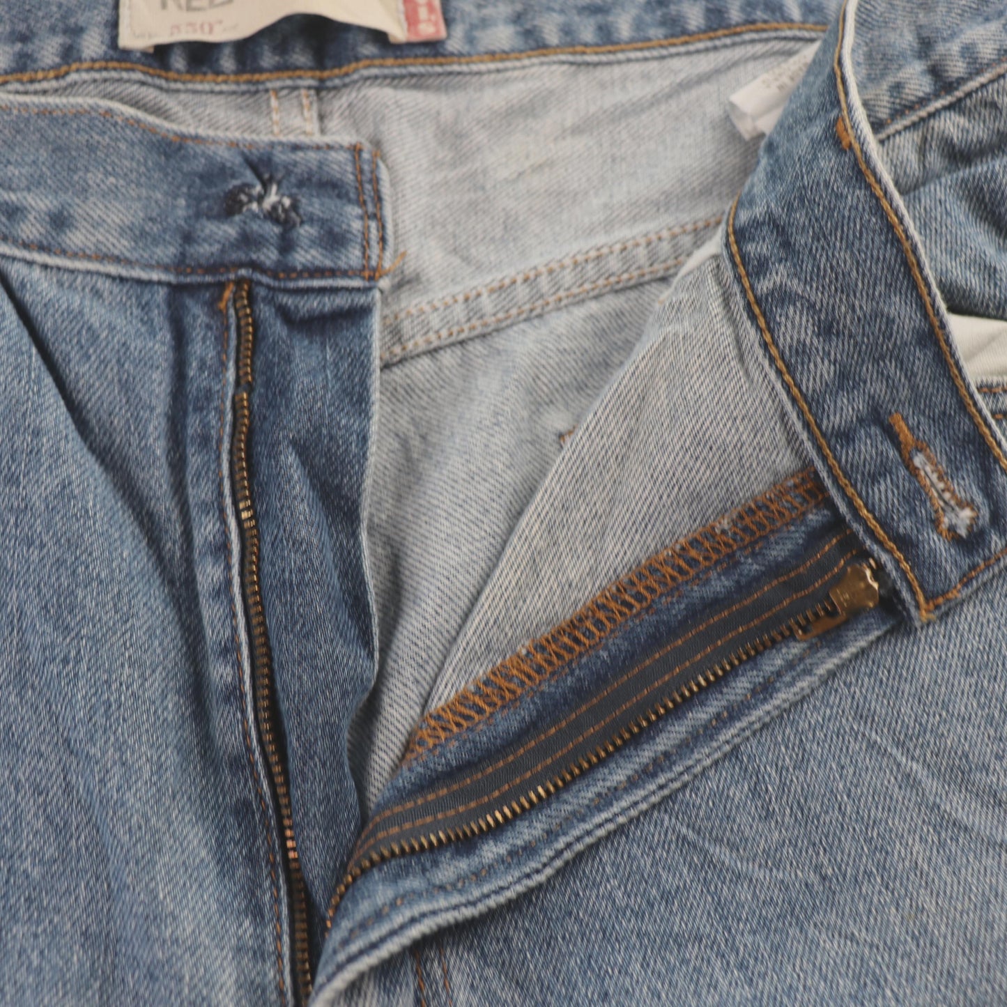 Levi's 550 Red Tab W38 L29 Tapered Leg Relaxed Fit Blue Denim Jeans