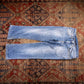 Levi's W34 L28 Straight Leg Blue Denim Jeans