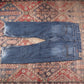 Wrangler W36 L29 Straight Leg Relaxed Fit Blue Denim Jeans