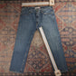Levi's 505 Red Tab W38 L30 Straight Leg Regular Fit Blue Denim Jeans