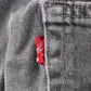 Levi's 504 W36 L32 Straight Leg Regular Fit Classic Ripped Style Grey Denim Jean