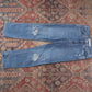 Levi's W28 L26 Straight Leg Blue Denim Jeans