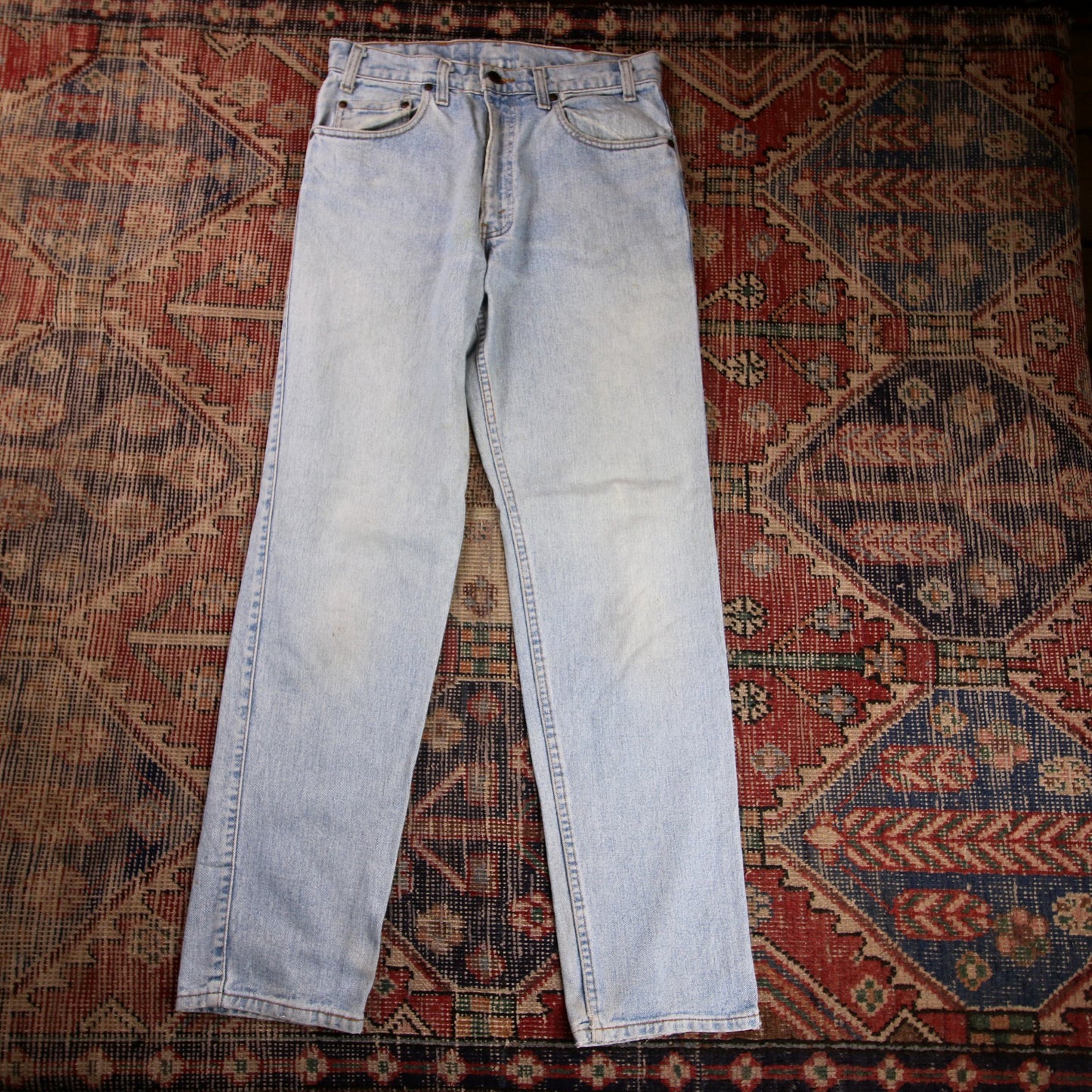 Levi's Orange Tab W30 L31 Tapered Leg Loose Fit Blue Denim Jeans