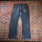 Levi's W34 L32 Straight Leg Blue Denim Jeans