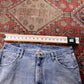 Wrangler W36 L31 Straight Leg Blue Denim Jeans