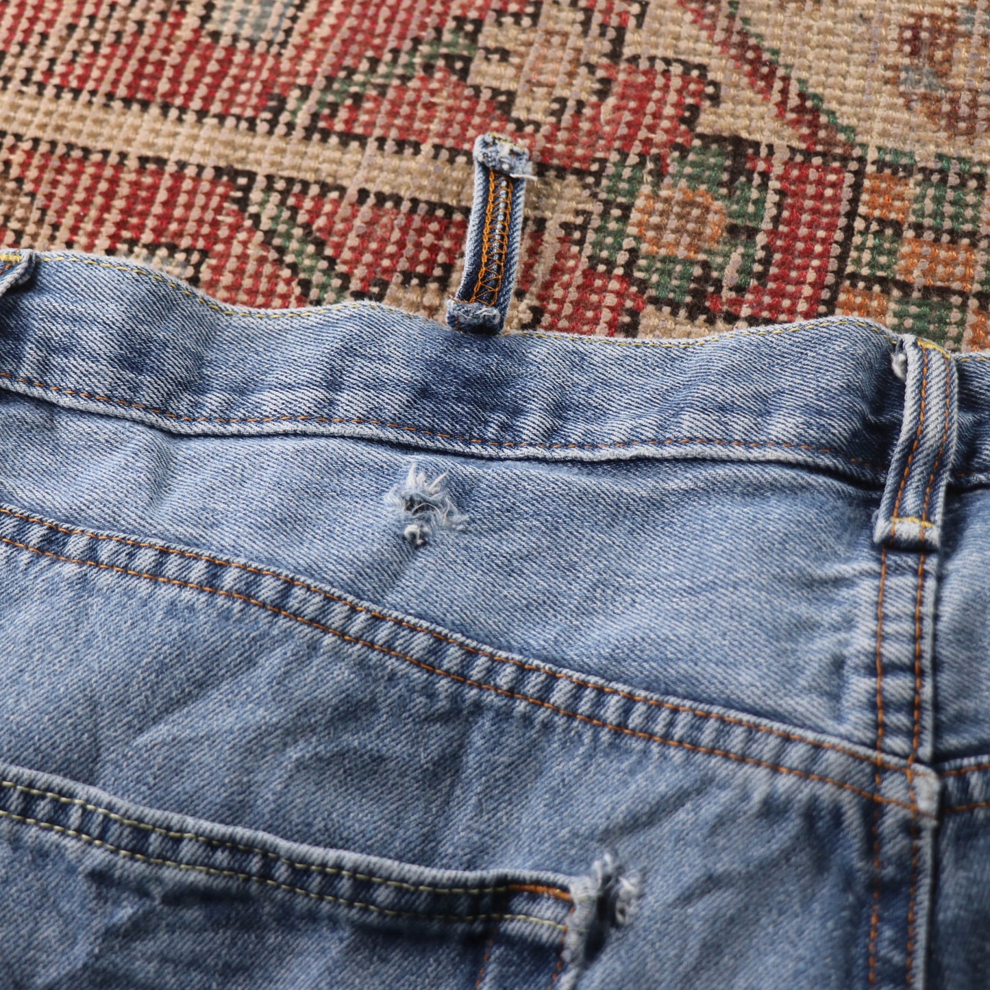 Levi's 559 Red Tab W40 L31 Straight Leg Relaxed Fit Blue Denim Jeans