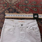Levi's 721 Red Tab W26 L26 Skinny White Denim Jeans