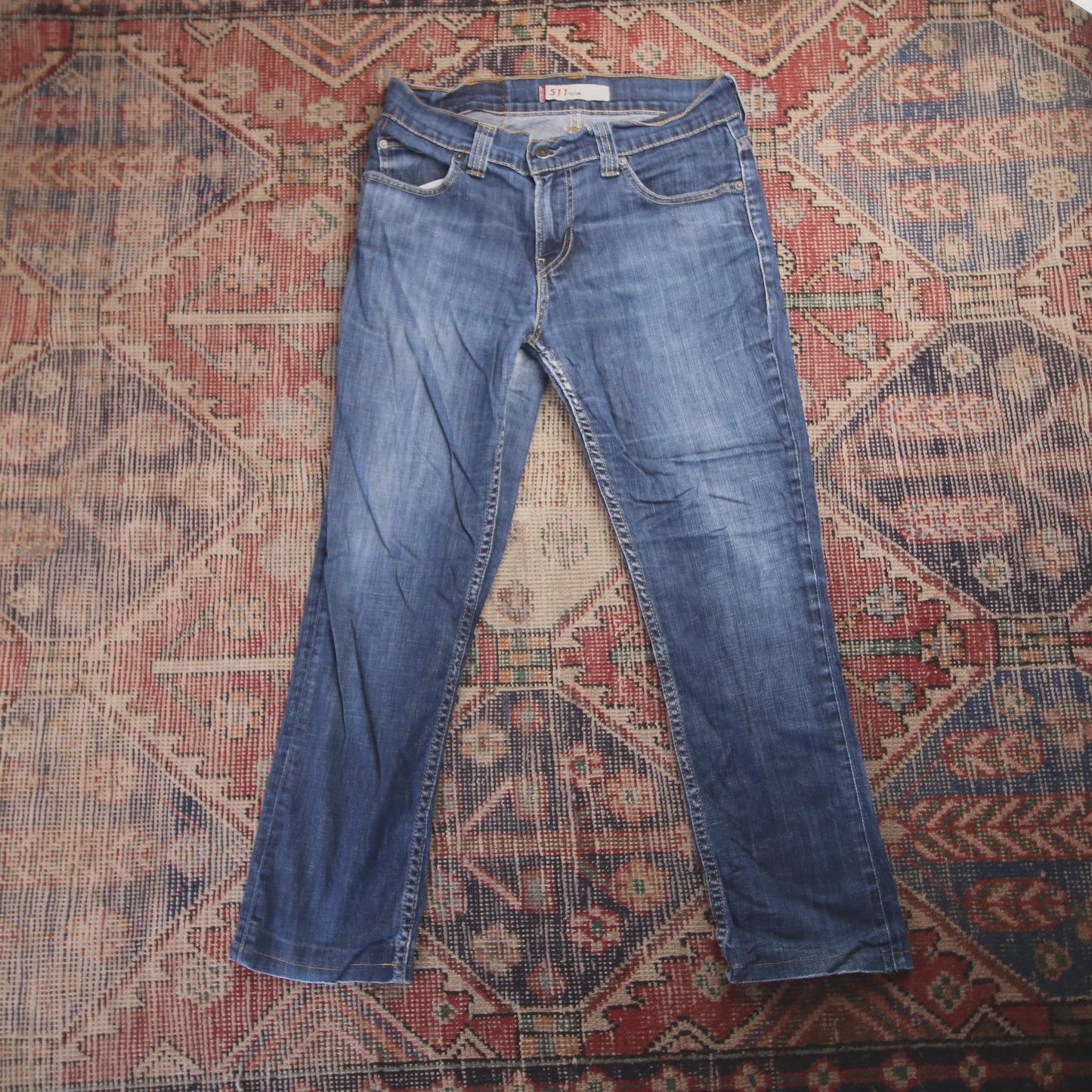 Levi's 511 W32 L26 Slim Fit Blue Denim Jeans