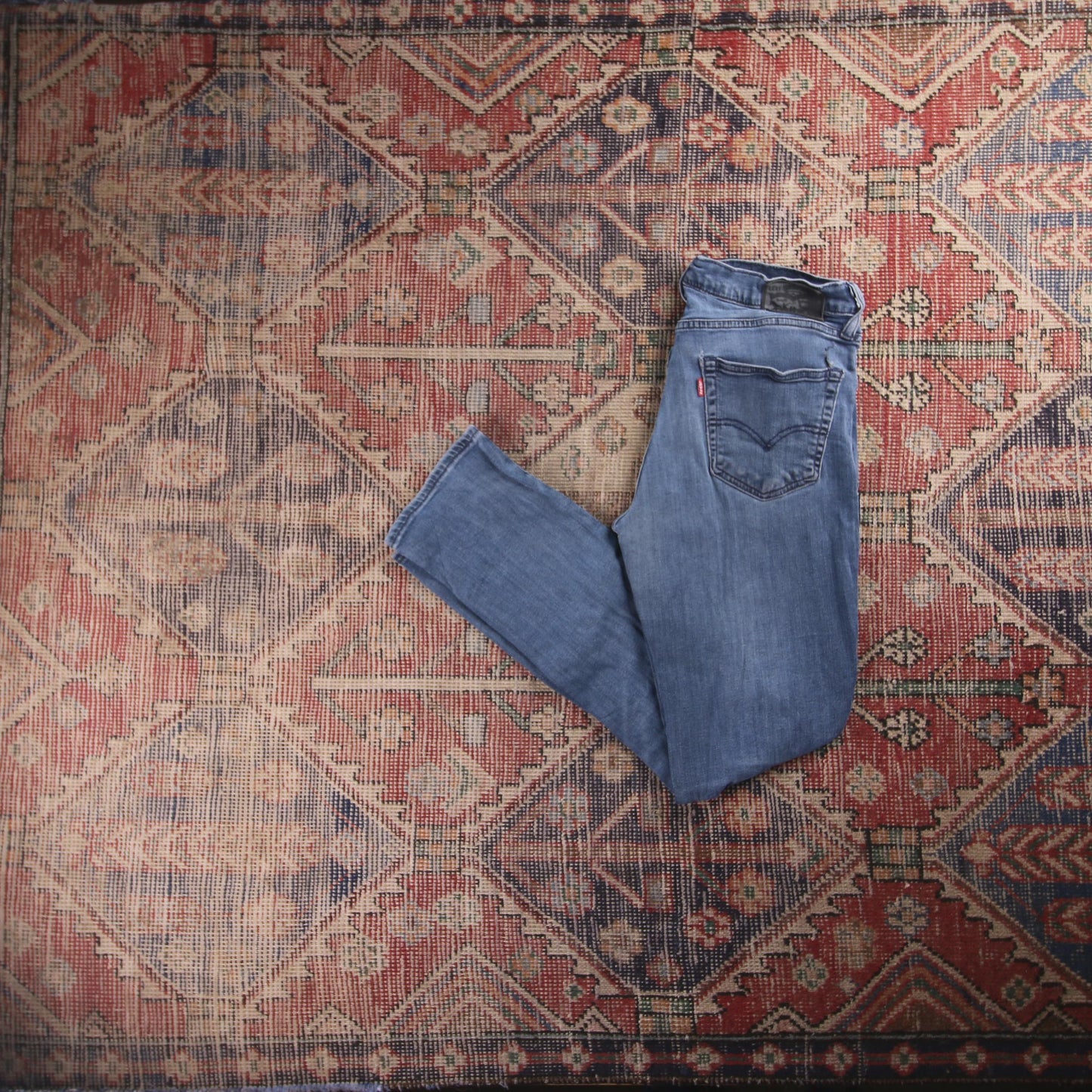 Levi's 511 Red Tab W32 L29 Slim Fit Blue Denim Jeans