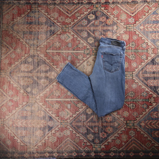 Levi's 511 Red Tab W32 L29 Slim Fit Blue Denim Jeans