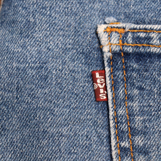 Levi's W36 L30 Bootcut Blue Denim Jeans