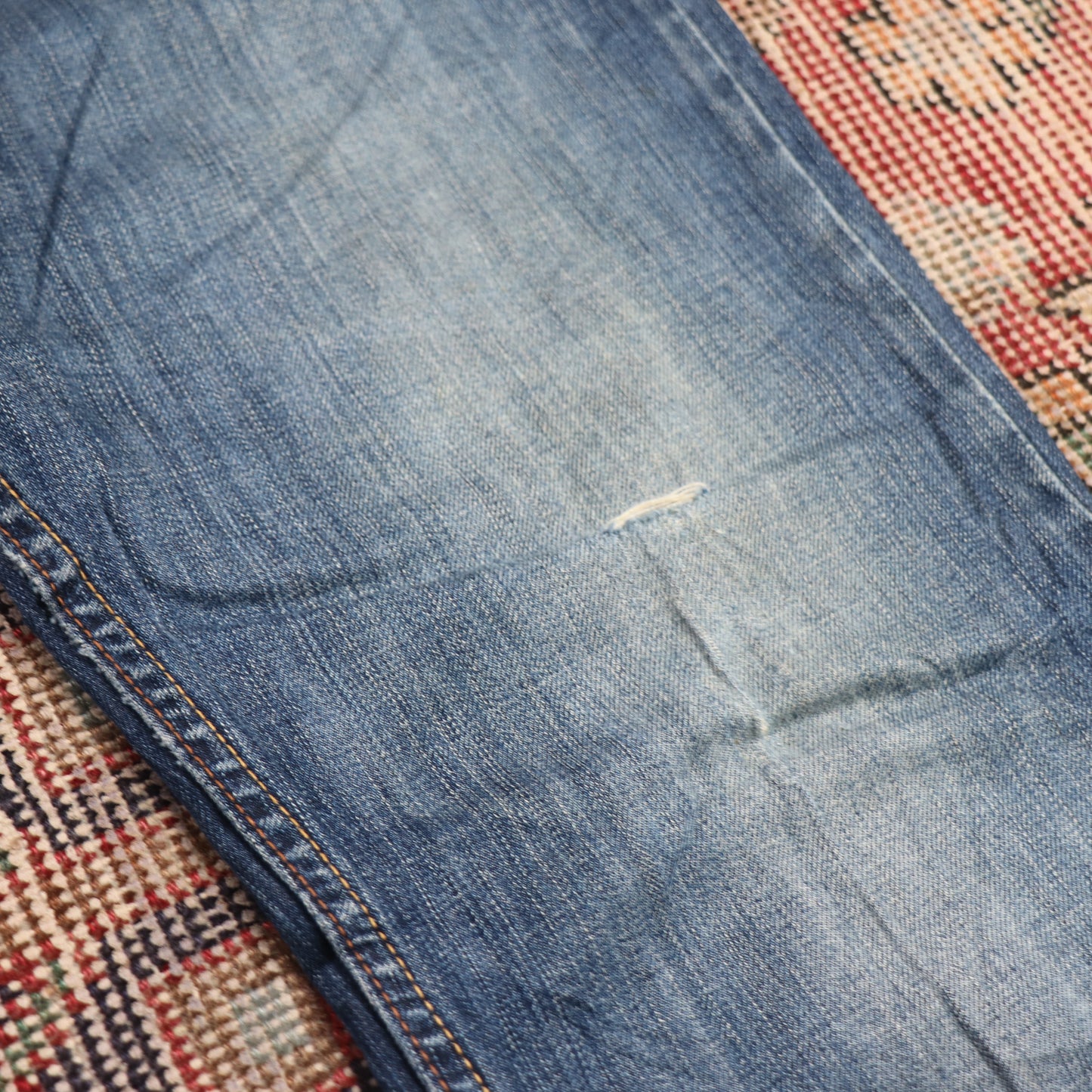 Levi's 37506 W34 L32 Straight Leg Blue Denim Jeans