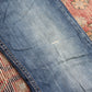 Levi's 37506 W34 L32 Straight Leg Blue Denim Jeans