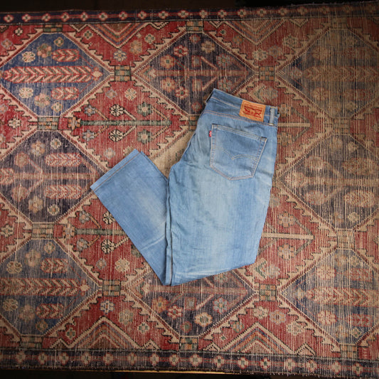 Levi's 511 W38 L30 Slim Fit Blue Denim Jeans