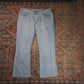 Lee W38 L28 Flared Blue Denim Jeans