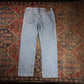 Wrangler W33 L29 Straight Leg Relaxed Fit Blue Denim Jeans