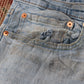 Levi's 512 Red Tab W38 L28 Tapered Leg Slim Fit Classic Ripped Style Blue Denim