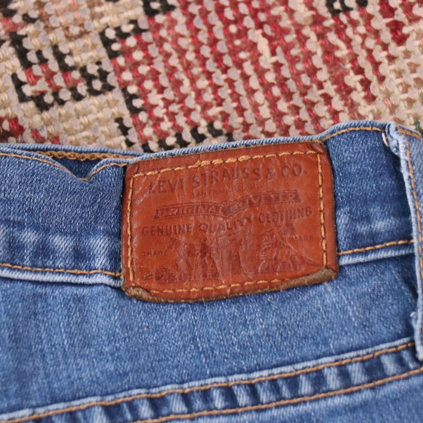 Levi's 724 W28 L26 Skinny Blue Denim Jeans