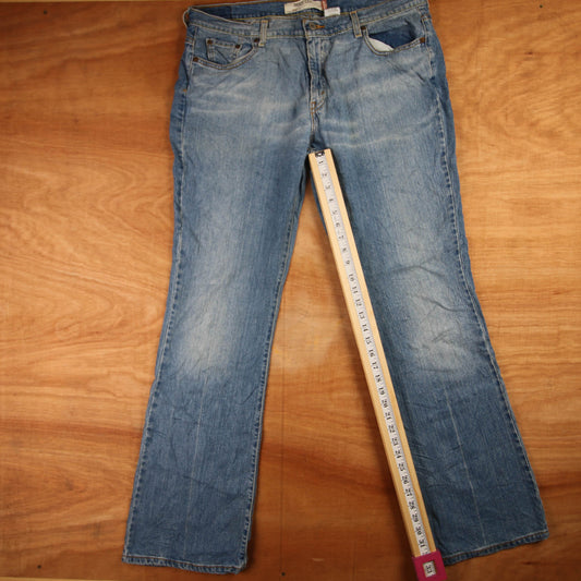 Levi's 75 Red Tab W38 L33 Bootcut Blue Denim Jeans