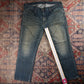 Levi's 559 Red Tab W40 L29 Straight Leg Relaxed Fit Blue Denim Jeans
