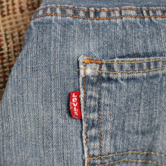 Levi's 550 W32 L30 Tapered Leg Relaxed Fit Blue Denim Jeans