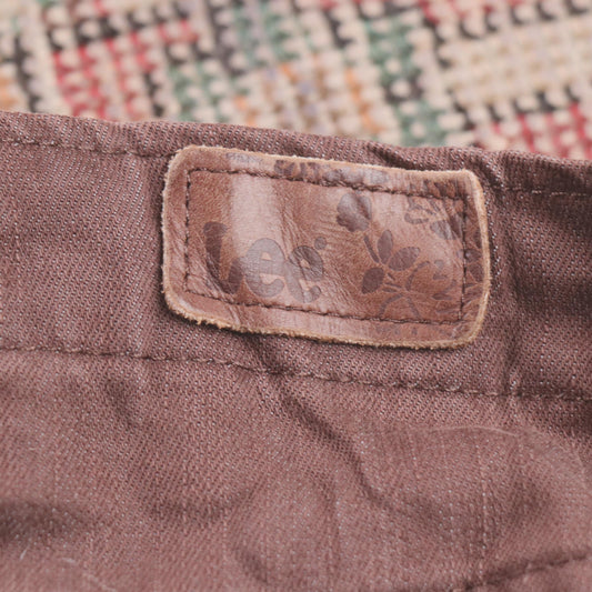 Lee W30 L30 Straight Leg Loose Fit Brown Denim Jeans