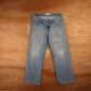 Levi's 550 Red Tab W30 L25 Tapered Leg Relaxed Fit Blue Denim Jeans