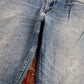 Lee W34 L29 Straight Leg Relaxed Fit Blue Denim Jeans