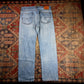 Levi's 505 W36 L31 Straight Leg Regular Fit Blue Denim Jeans