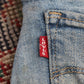 Levi's 712 W26 L31 Straight Leg Blue Denim Jeans