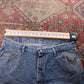 Wrangler W38 L30 Straight Leg Blue Denim Jeans